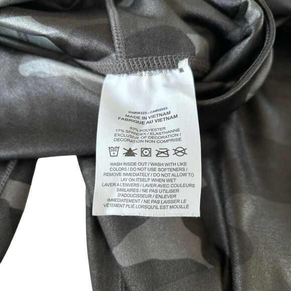 Nike One Tight Fit Shiny Camo Dri-Fit Sports Bra & Leggings Set L - Picture 11 of 12